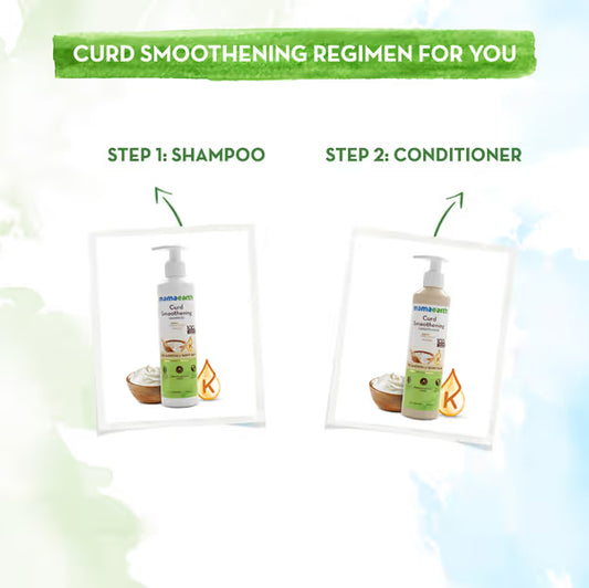 Curd Smoothening Shampoo with Curd & Keratin for Smooth & Shiny Hair- 250 ml